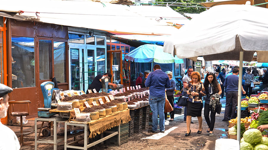 Рынок в Гюмри